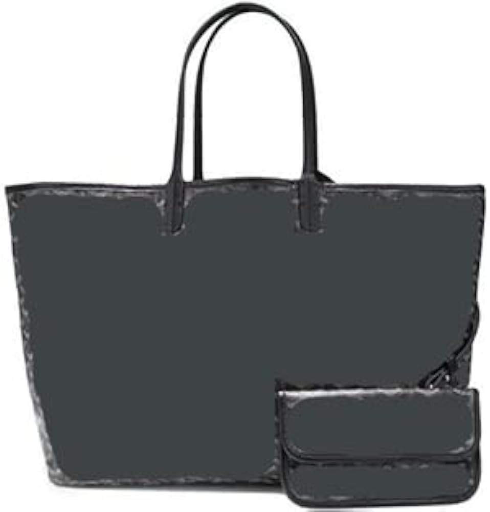 Fashion Shopping PU Tote Bag, Designer Shoulder Handbags with Key Ring | Amazon (US)