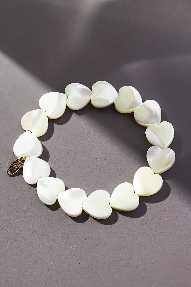 Pearly Heart Bracelet | Anthropologie (US)