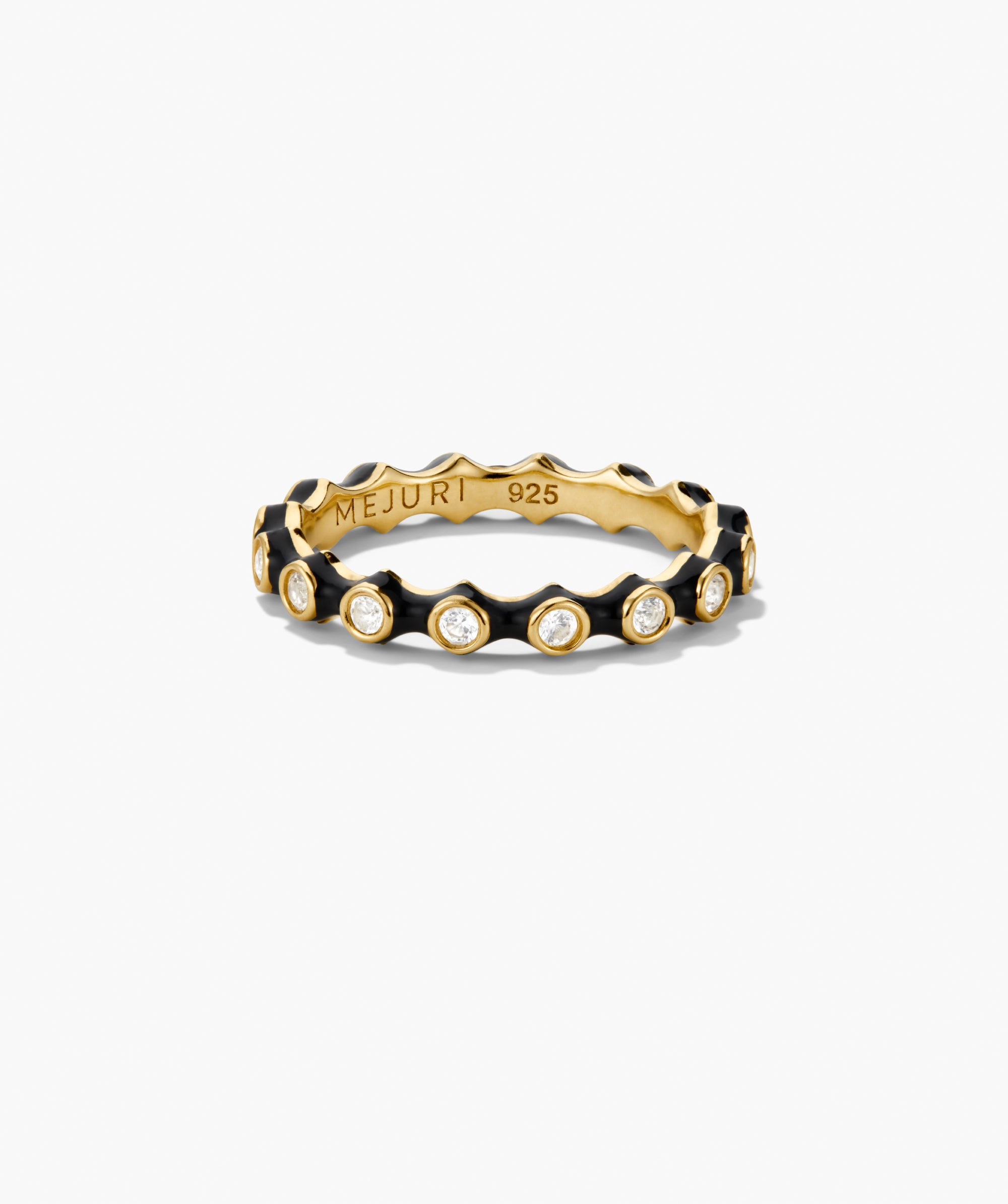 Enamel Charlotte Stacker Ring | Mejuri Fine Crew