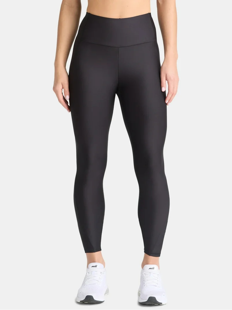 Avia Women’s High Rise Shine Leggings, Sizes XS-XXL | Walmart (US)