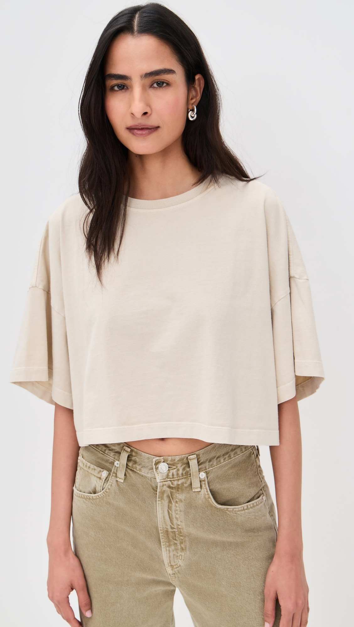Arli Oversized Cropped Tee | Shopbop