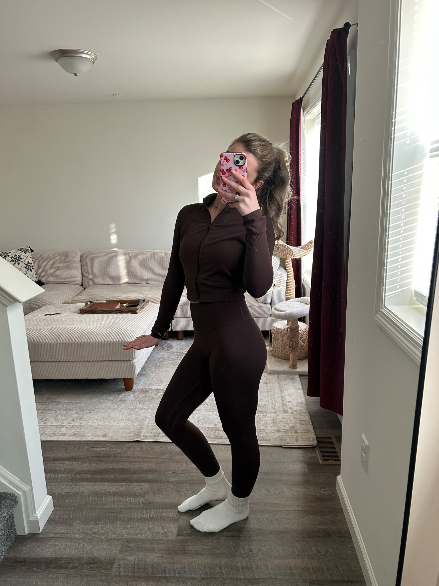 looove a matching workout set

Amazon fashion, amazon finds, brown leggings, brown jacket, Pilates, grip socks

#LTKFindsUnder50 #LTKfitnessgoals #LTKActive