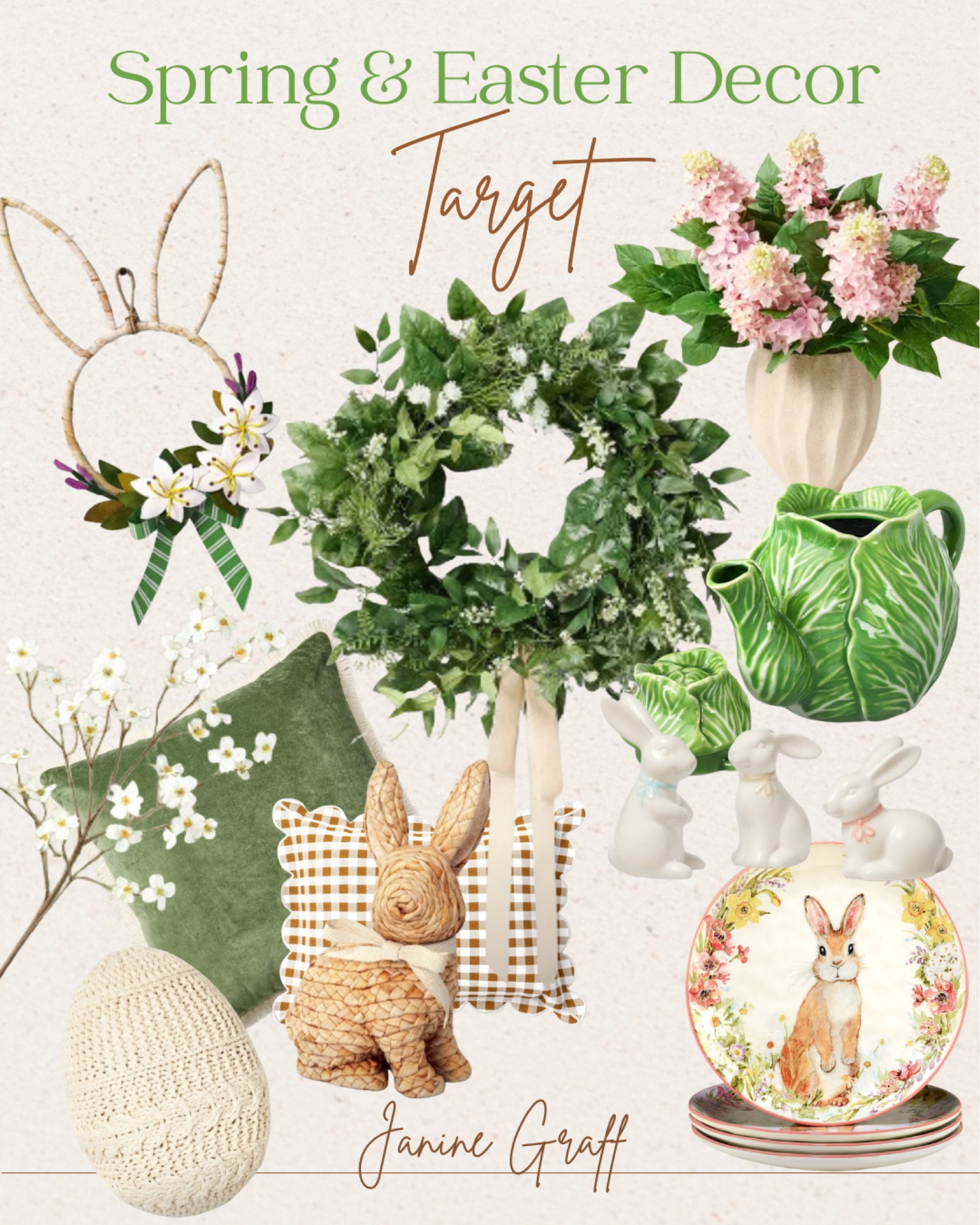 Easter & Spring Decor

Easter Home Decor
Target Easter Home Decor
Bunny Decor
Easter Home

#LTKStyleTip #LTKSeasonal #LTKHome