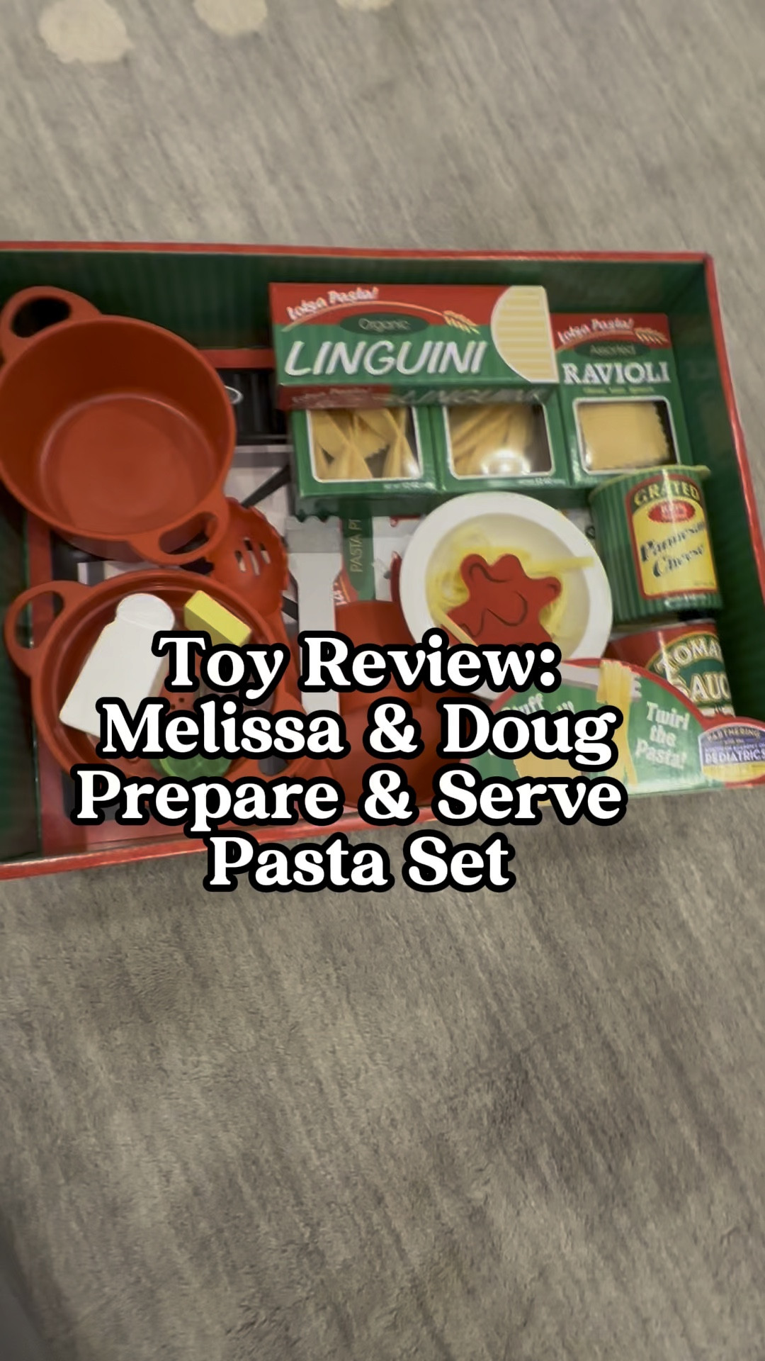 Toy Review: Melissa and Doug Prepare and Serve Pasta Set. Obsessed!!! 

#LTKFamily #LTKKids