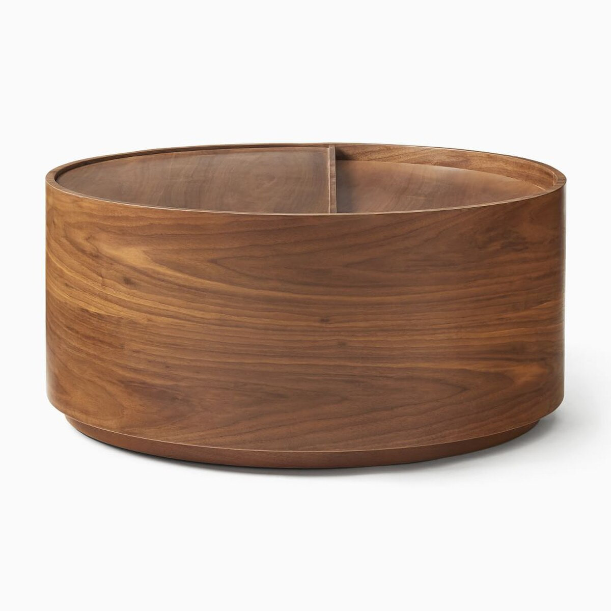 Volume Round Storage Coffee Table | West Elm (UK)