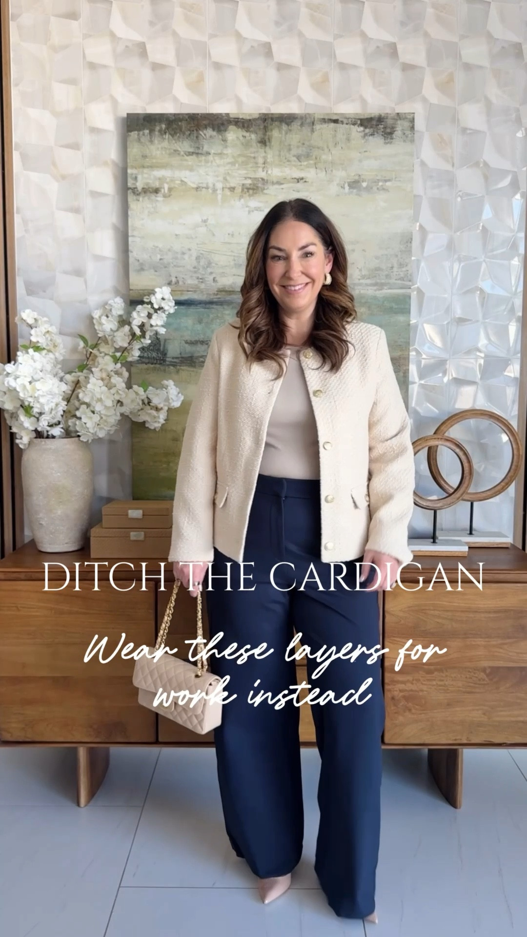 Long shapeless cardigans are not helping your work wardrobe! Ditch them and instead go for layers with structure! These are all still soft and easy yo move in but are much more figure flattering! 

@Quince @anntaylor @amazin 

#LTKOver40 #LTKMidsize #LTKWorkwear