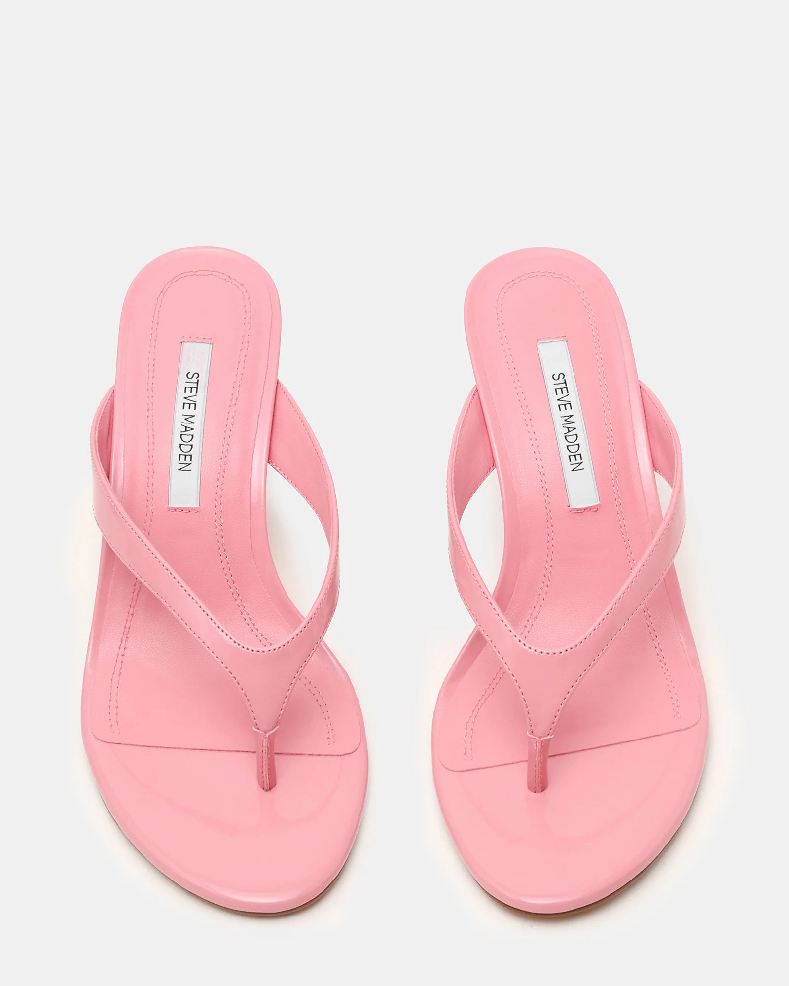 FAROH Pink Patent Thong Women's Heel | Steve Madden (US)