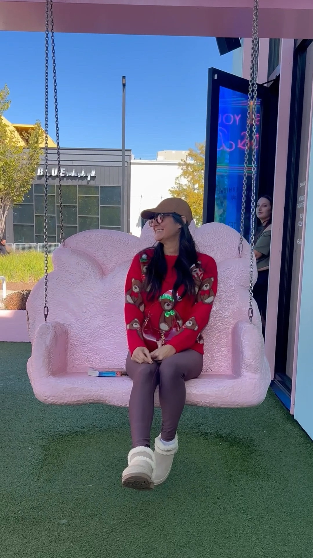 Holiday bear sweater and leggings 

#LTKHoliday #LTKCyberWeek #LTKGiftGuide