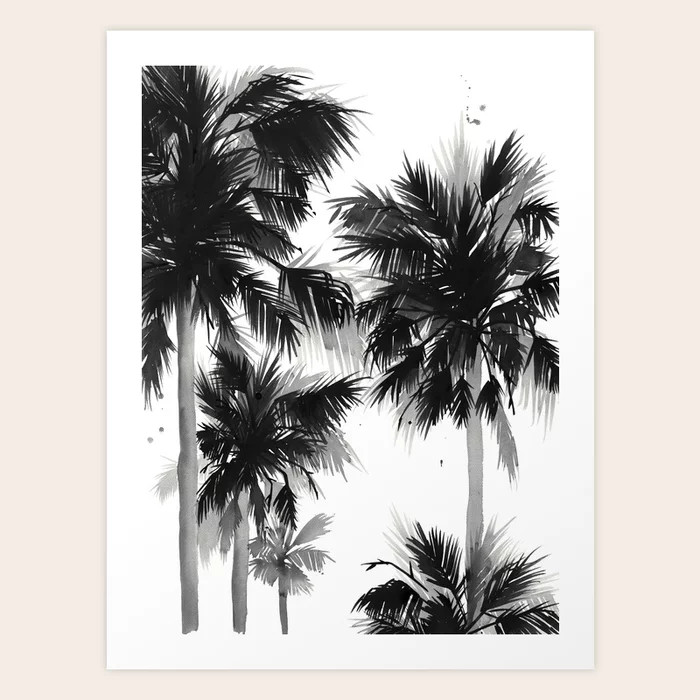 Paradis Noir IV Art Print | Society6