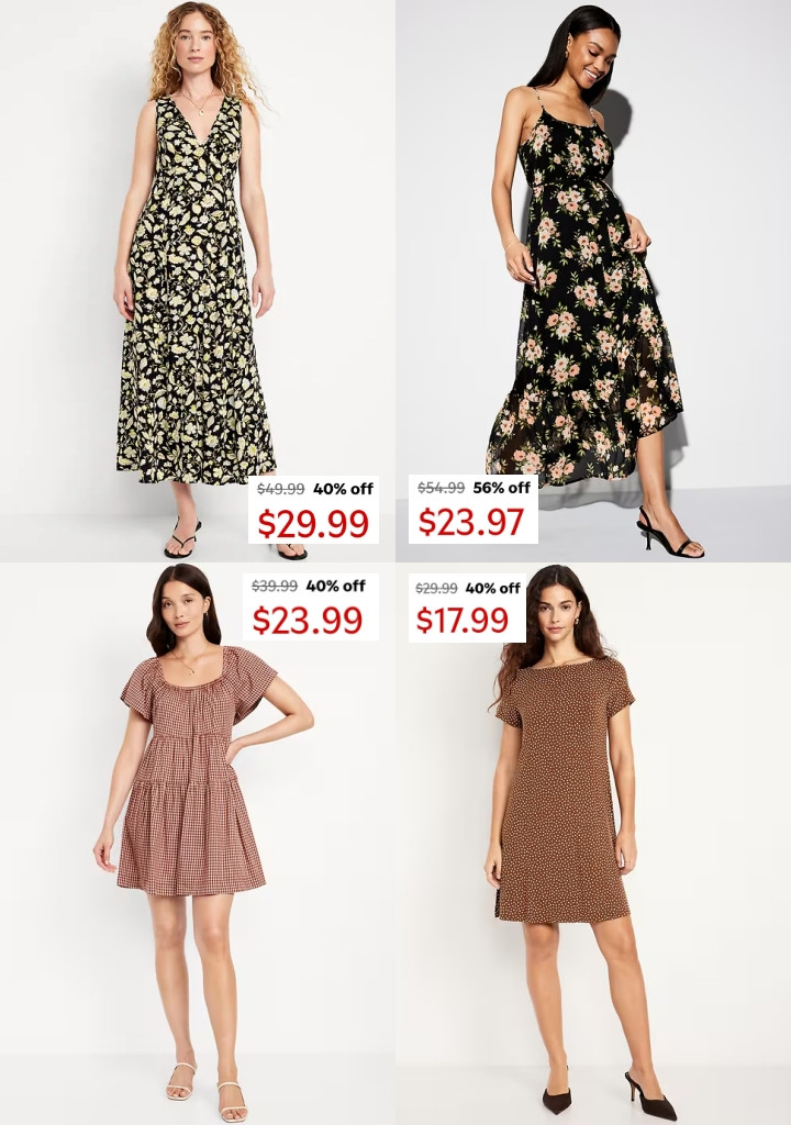 🤩 Gorgeous dresses on sale! The two at the bottom come in perfect fall shades—just layer with a cardigan and you’re good to go! 

 #LTKSeasonal #LTKSaleAlert #LTKStyleTip