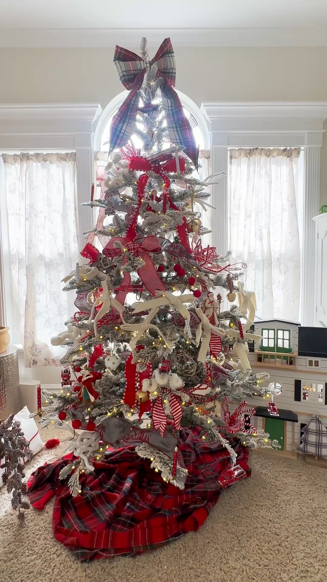 This king of Christmas is stunning the dainty branches and the pretty flocking it’s magical 

#LTKSeasonal #LTKHome #LTKHoliday