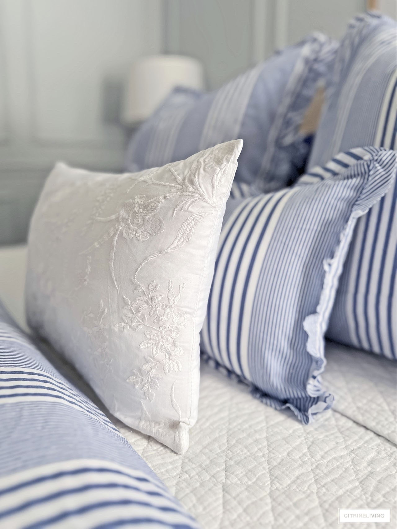 Bedroom decor in elegant hues of soft blues and creams

Master bedroom, primary bedroom, main bedroom, bedroom finds, neutral bedroom, light blue bedroom, bedding, throw pillows, chandelier, home finds, home decor

#LTKSeasonal #LTKHome
