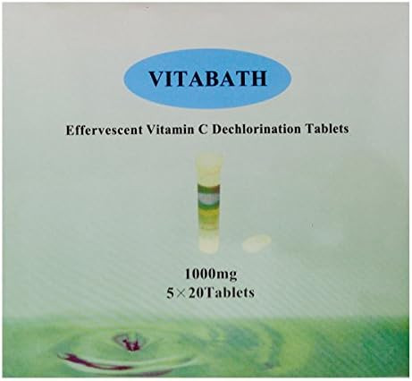 Vitabath Vita-c-bath Effervescent Vitamin C Dechlorination, 1000 mg, 100 Tablets | Amazon (US)