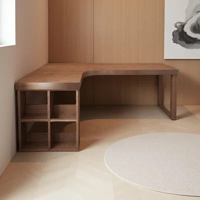 Solid Wood L-shaped Desk | Wayfair North America