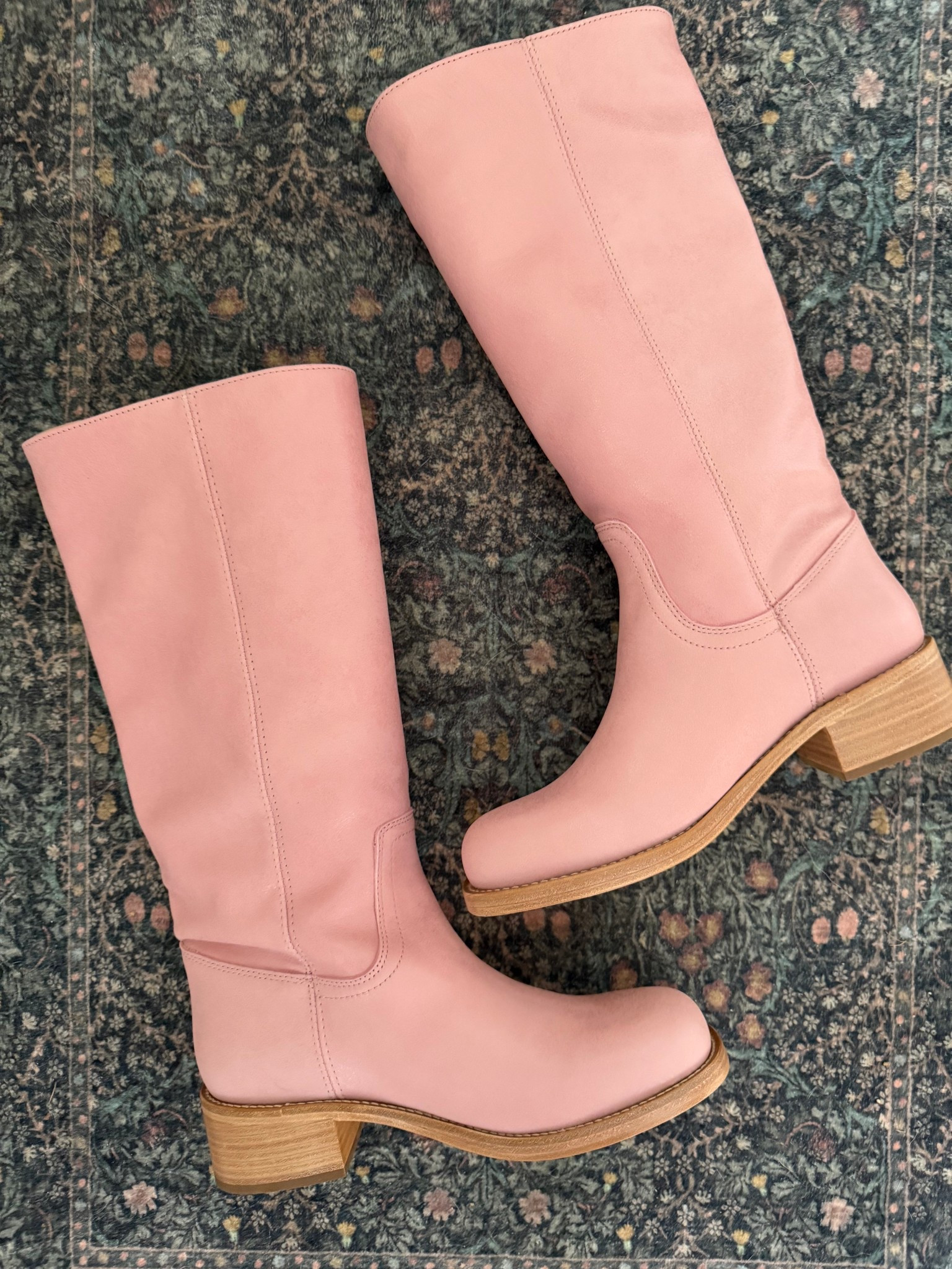 These pink boots are so gorgeous! 

Colorful shoes, spring shoes, spring boots, pink, girly, girly pop, Frye dupe 

#LTKSeasonal