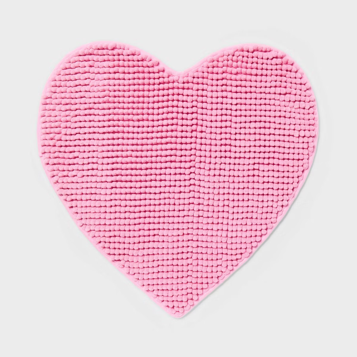 24" Valentine's Day Heart Shaped Bath Rug Pink - Room Essentials™ | Target
