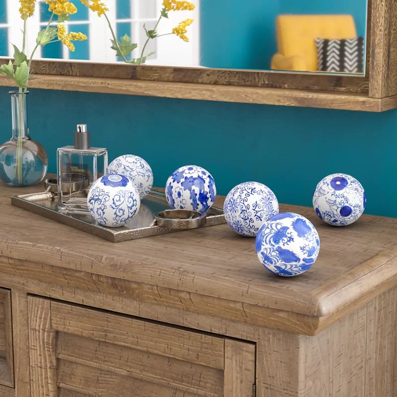 DeKalb Floral Design Decorative Balls (Set of 6) | Wayfair North America