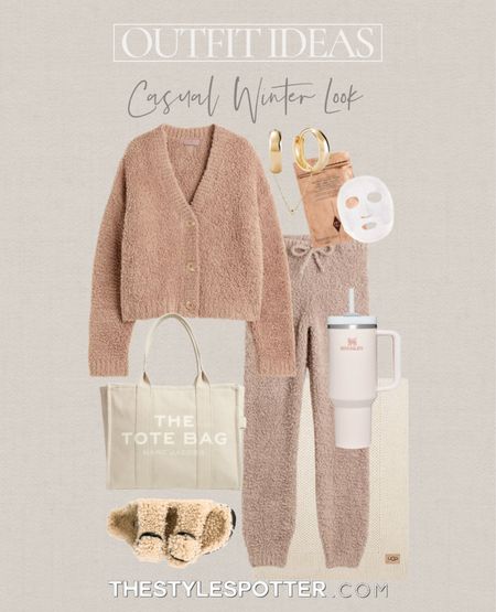 Winter Outfit Ideas ❄️ Casual Winter Look
Im obsessed with this cozy matching lounge set from H&M. Match it with this Ugg blanket and Stanley tumbler for the perfect cozy day in. A winter outfit isn’t complete without a cozy coat and neutral hues. These casual looks are both stylish and practical for an easy and casual winter outfit. The look is built of closet essentials that will be useful and versatile in your capsule wardrobe. 
Shop this look 👇🏼 ❄️ ⛄️ 


#LTKSeasonal #LTKGiftGuide #LTKHoliday