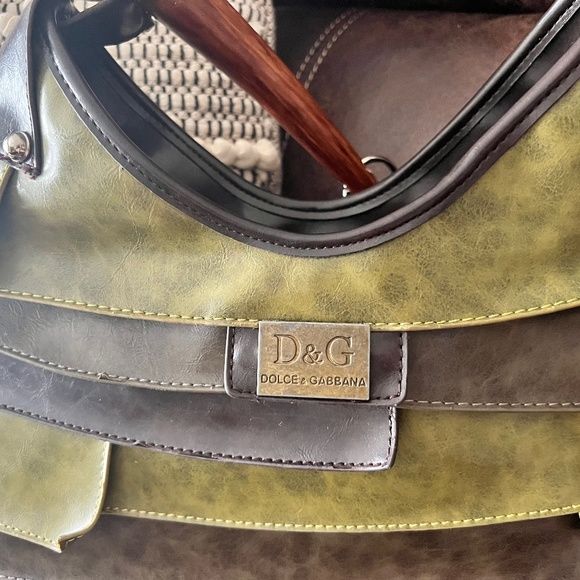 Rare Dolce and Gabbana layered Leather bag | Poshmark
