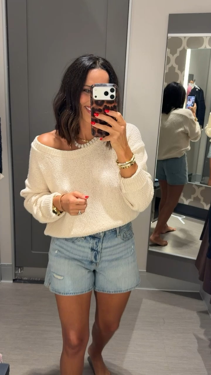 The perfect lightweight sweater for those “it’s still hot but I want fall vibes” days. 🤍 Throw it on with denim shorts now, then swap for jeans and booties later. Such an easy piece you’ll wear on repeat!

Sweater: Target
Size: XS ✨

#TargetStyle #TargetFinds #TargetFashion #FallTransition #NeutralStyle #CozyOutfit #EverydayStyle #AffordableFashion #LTKStyle #TargetOOTD