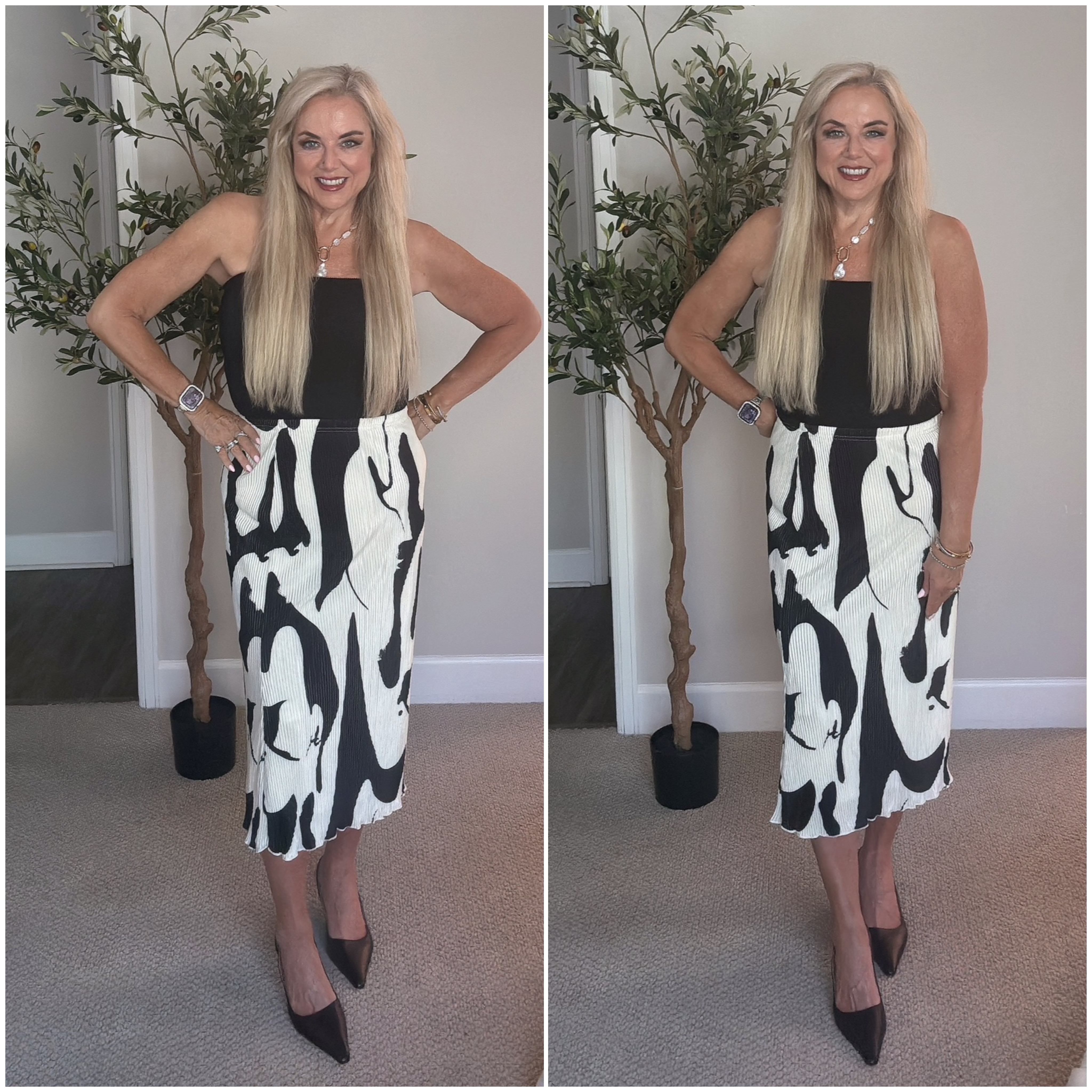 Love this transitional outfit for a luncheon out, or for work with an added blazer. Skirt is a size medium and top is a size large. And love love love my Bianca sling back heels from Sam Edelman. 

 

#LTKSeasonal #LTKOver40 #LTKWorkwear