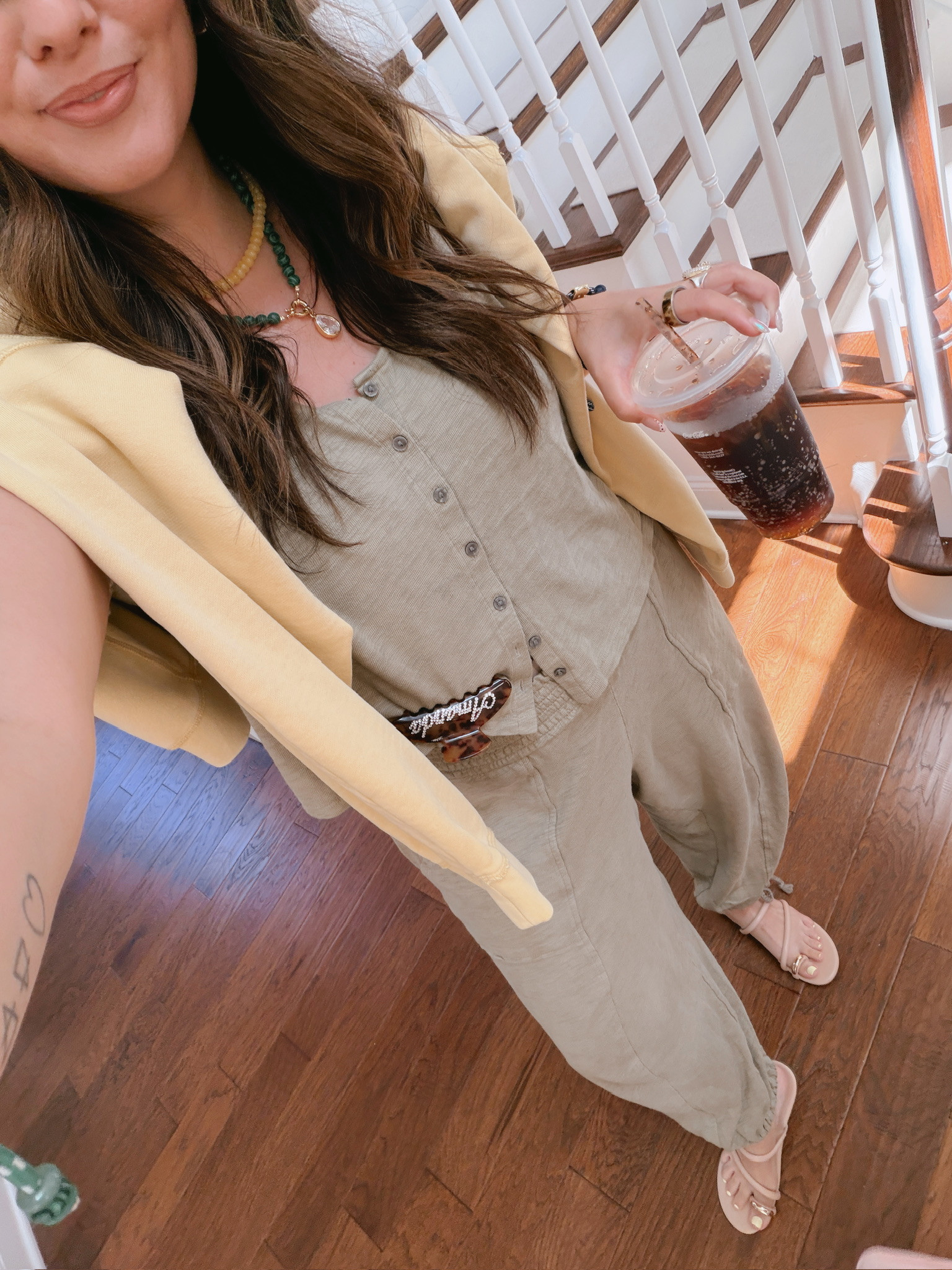 Wearing an XL in both pieces

#LTKootd #LTKSeasonal #LTKMidsize