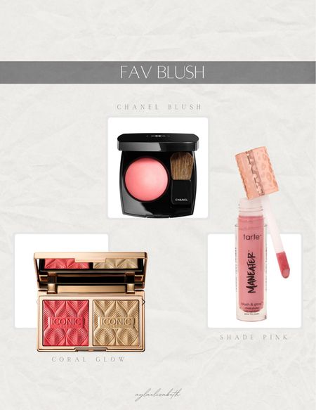 My favorite blushes! #blush #makeup #sephora #tarte #chanel #beauty 

#LTKbeauty #LTKunder100 #LTKunder50