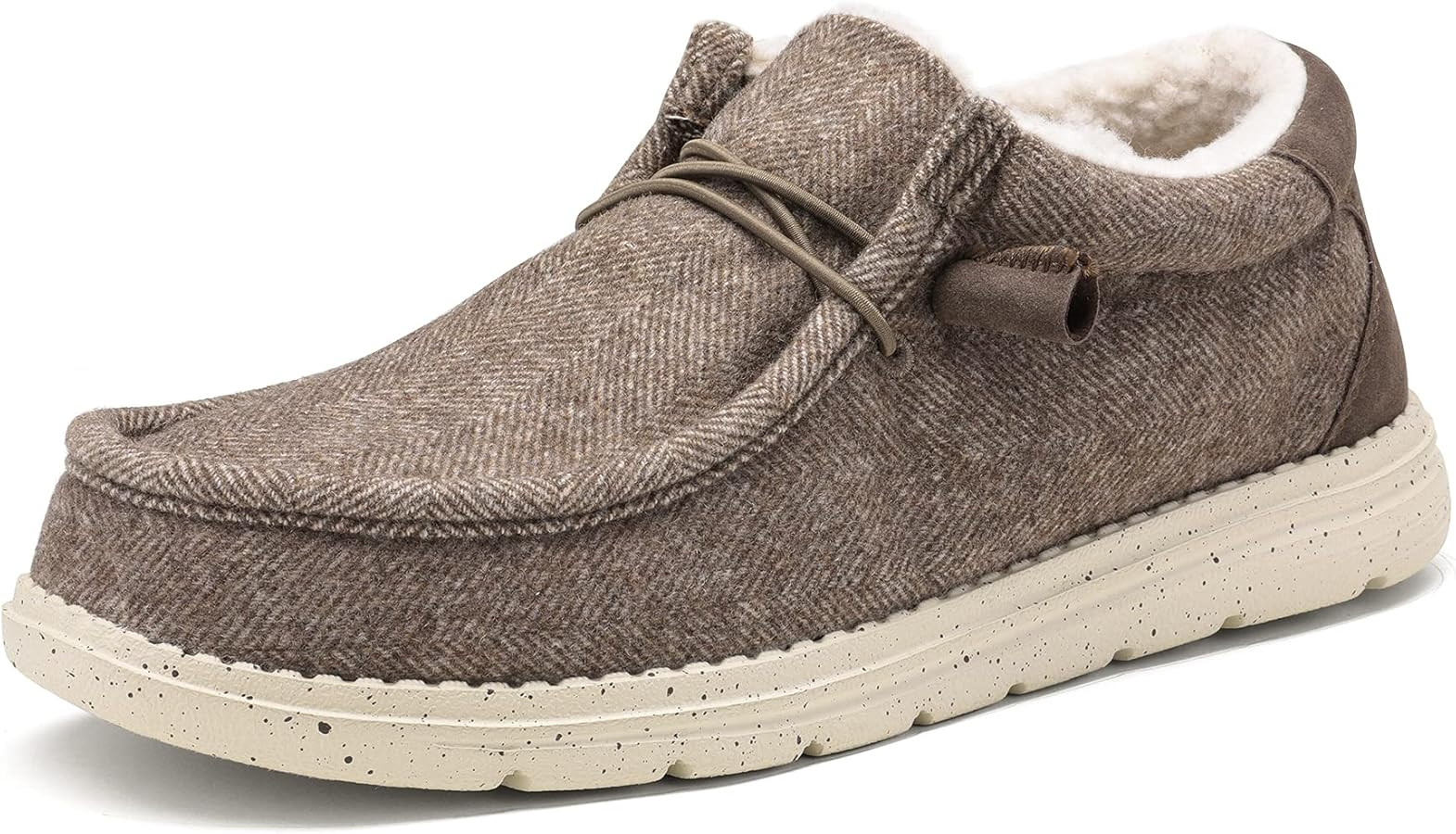 Bruno Marc Men's Slip-on Faux Fur Lined Loafers Casual Shoes | Amazon (US)