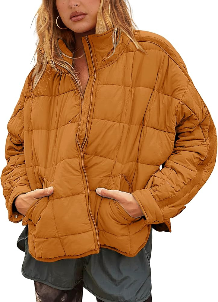 Bianstore Puffer Jacket Padded Coat | Amazon (US)