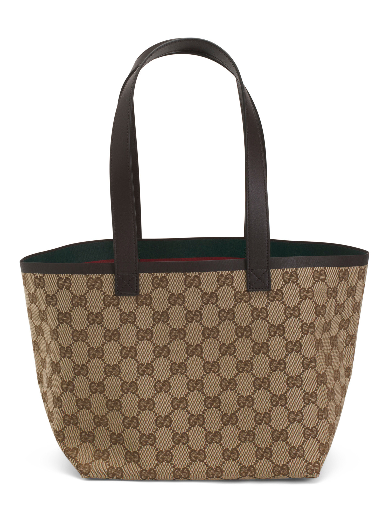 Made In Italy Supreme Canvas And Leather Trimmed Totissima Tote | TJ Maxx