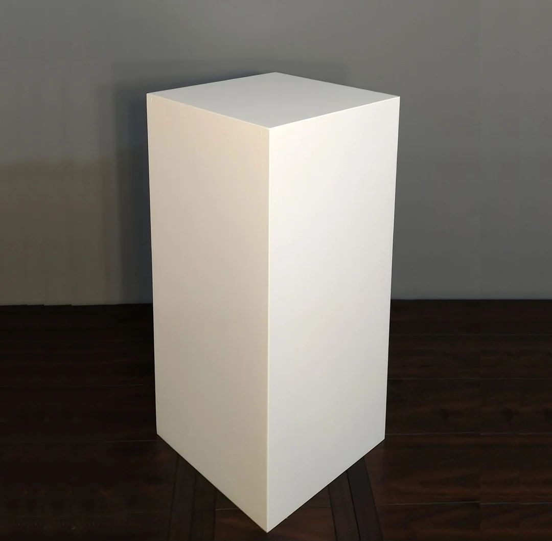 36" x 12" x 12" White Display Pedestal Stand Riser Column Pillar | Etsy (US)