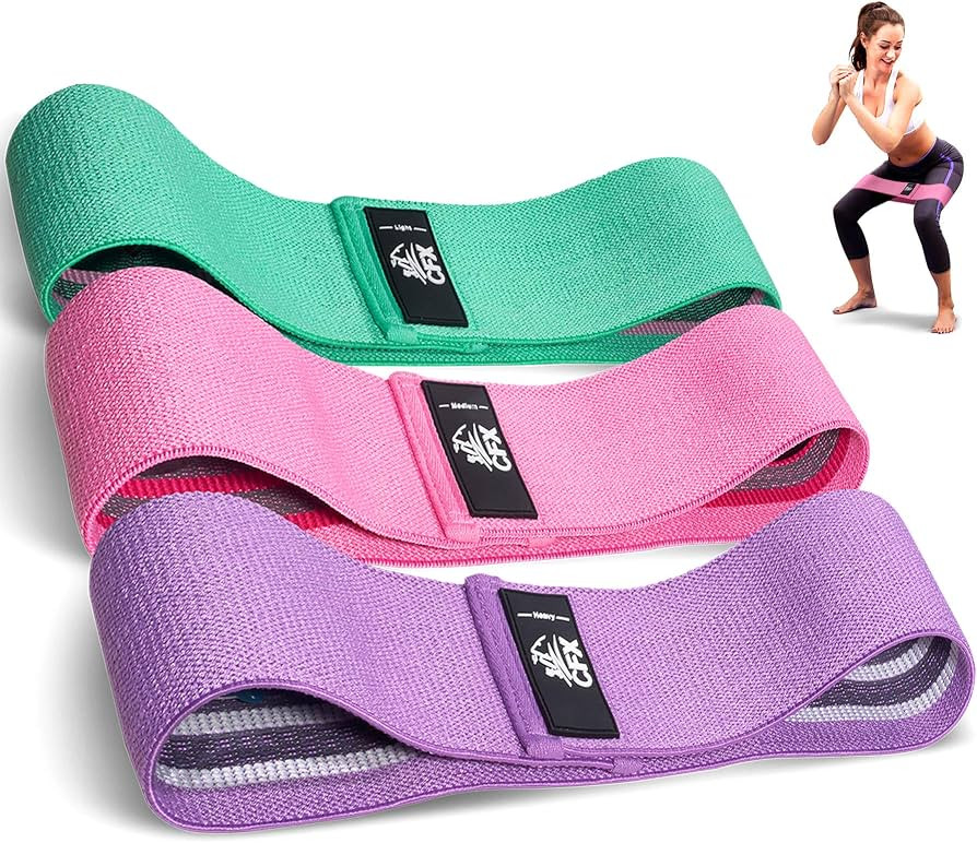 CFX Resistance Bands 3 Sets, Premium Exercise Loops with Non-Slip Design for HIPS & Glutes, 3 Res... | Amazon (CA)