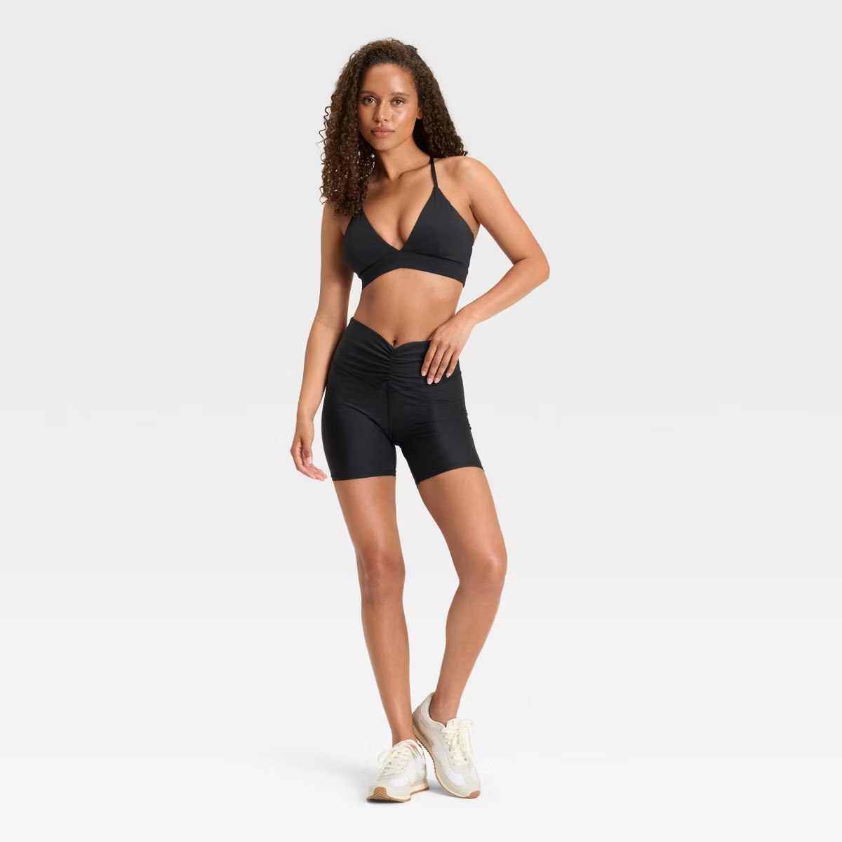 Women's 5" High-Rise Ruched Waist Bike Shorts - JoyLab™ | Target