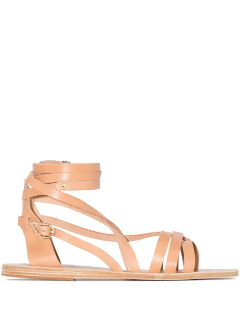 Ancient Greek Sandals Satira Wraparound Sandals - Farfetch | Farfetch (US)