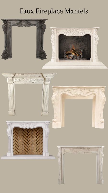 Faux Fireplace Mantel #fauxfireplace #fireplacedecor #fireplacemantel #mantel #interiordesign

#LTKhome #LTKstyletip