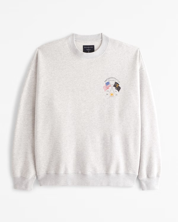 PGA President's Cup Graphic Half-Zip Sweatshirt | Abercrombie & Fitch (US)