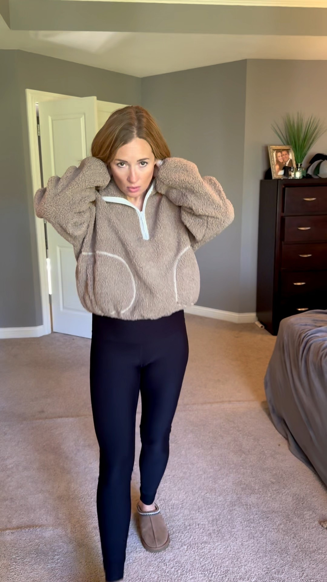 Sherpa pullover, quarter zip, sweatshirt, pockets, fall outfit, cozy, fits true to size #sherpa #pullover #sweatshirt #top #zipup #casual #falloutfit 

#LTKSaleAlert #LTKStyleTip #LTKFindsUnder50