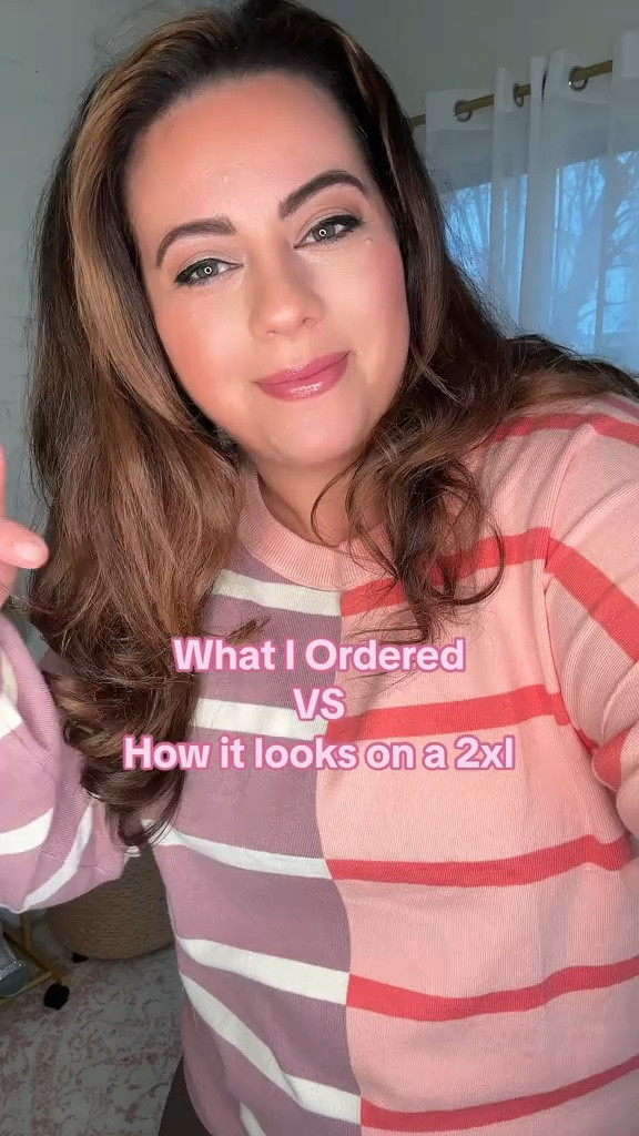 Amazon striped designed dupe on a size 2xl. 

#LTKstyletip #LTKplussize