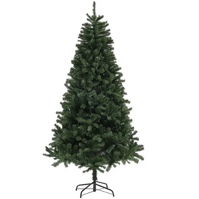 7.5ft Artificial Christmas Trees with 1346 Branch Tips, Auto Open and Steel Base | Target