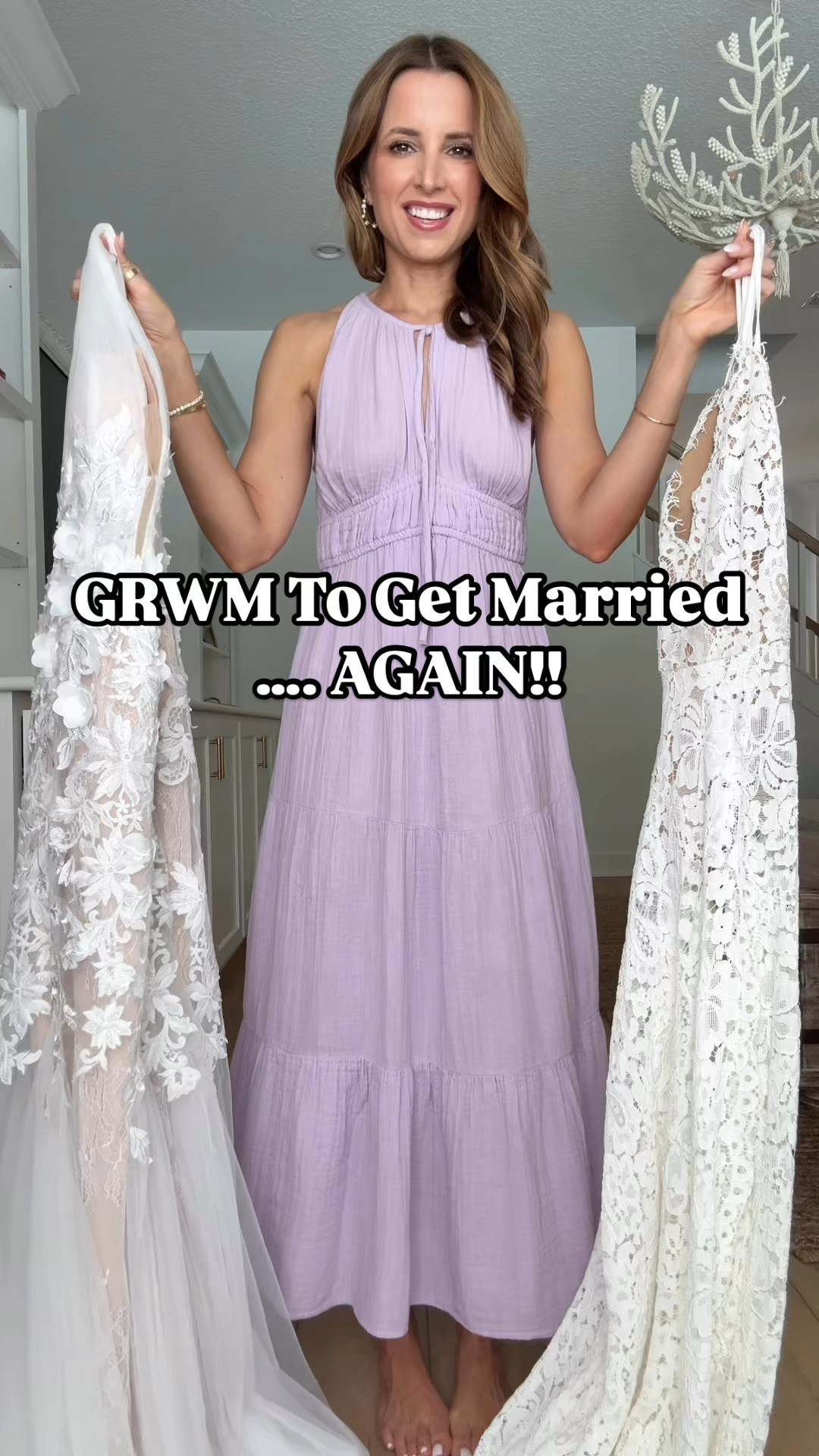 Wedding dress. Lace wedding dress. Vow renewal dress. Beach wedding dress. Reception dress. Bride to be. Destination wedding. Bridal dress. Christian Louboutin Loubigirl are TTS. Old Navy maxi (beginning of video) in XS petite. 

#1: XS and I had the front taken up and the straps taken up, too!
#2: XXS: I had the length taken up and the straps taken up too. There is a nude bodysuit underneath and lace overlay on top. 
#LTKParties 

#LTKValentine #LTKWedding #LTKgrwm