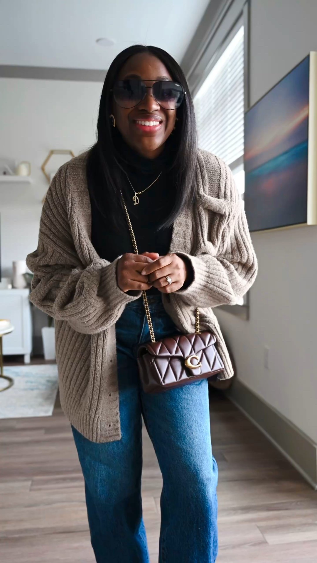 Casual Weekend OOTD 

This weekend called for a cozy look! I just wanted to wrap up in this cardigan because it’s so warm and cozy 🥰 Love it paired with my maple Coach tabby 😍🤎

#LTKFindsUnder100 #LTKSeasonal