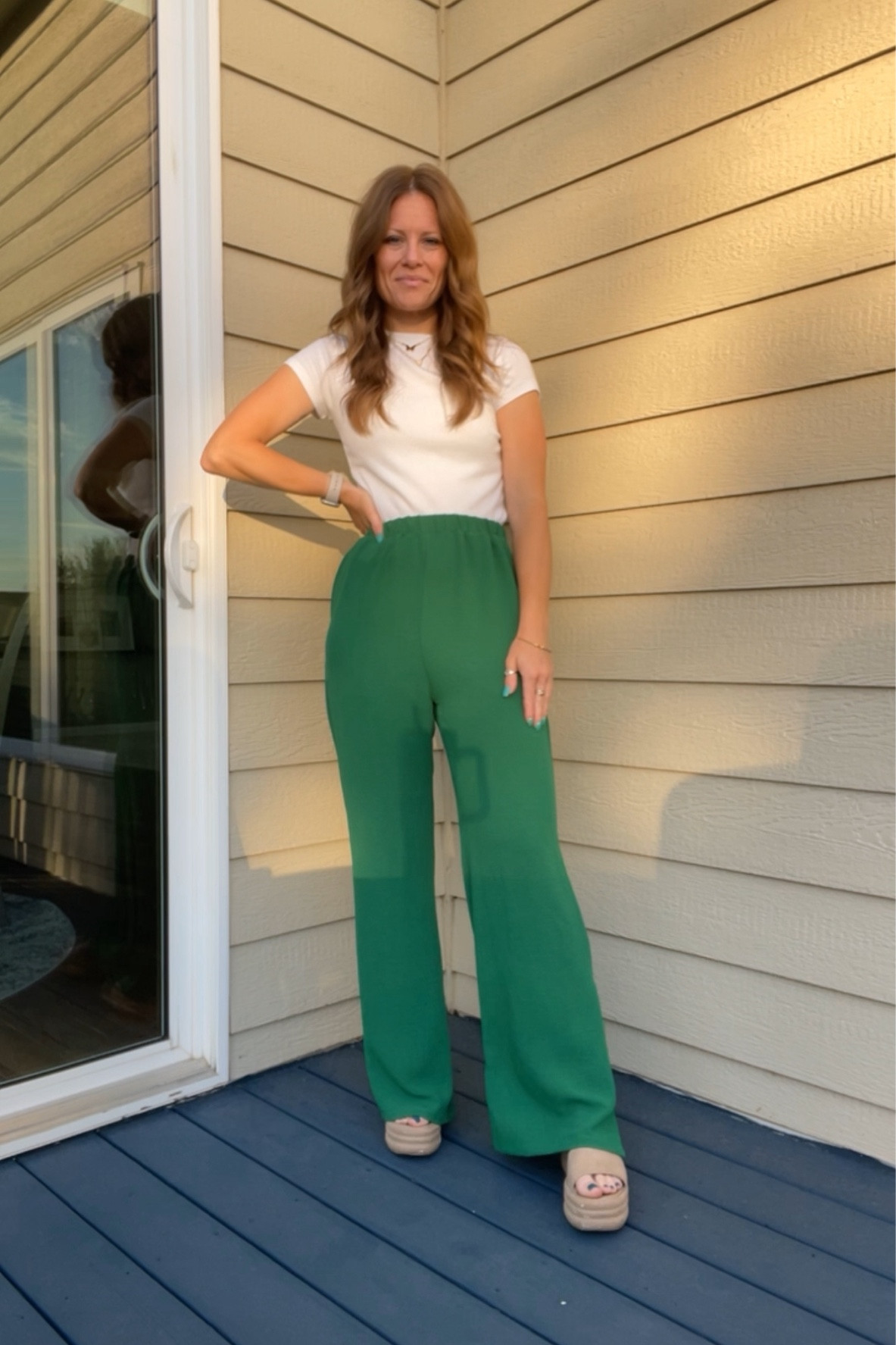 OOTD 
Top - XS
Bottoms - Small
Shoes - old, linked similar 

#LTKWorkwear #LTKStyleTip #LTKSaleAlert