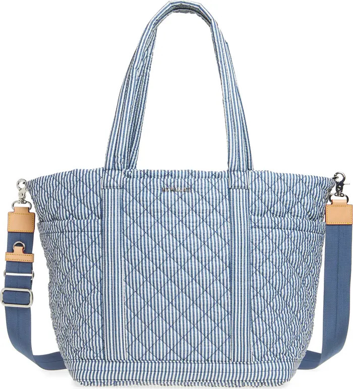 MZ Wallace Large Empire Quilted Seersucker Tote | Nordstrom | Nordstrom