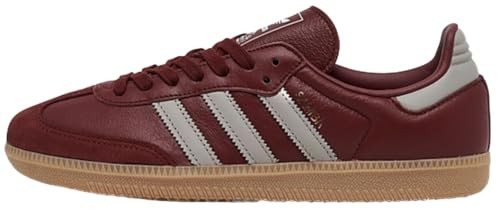 adidas Samba OG Womens Sneaker (Dark Burgundy Gum, 9) | Amazon (US)