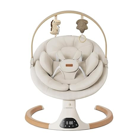 Baby Swings for Infants, Monamii Baby Swing, Infant Swing with 5 Speeds, 10 Lullabies, Electric S... | Amazon (US)