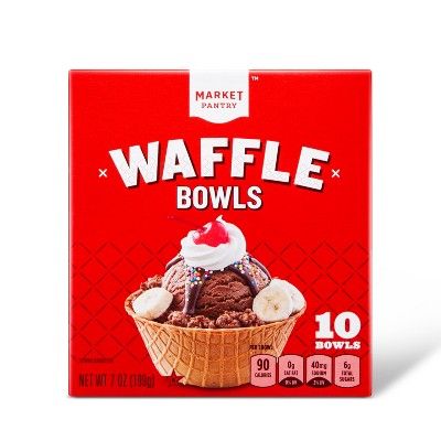 Waffle Bowls - 10ct/7oz - Market Pantry™ | Target