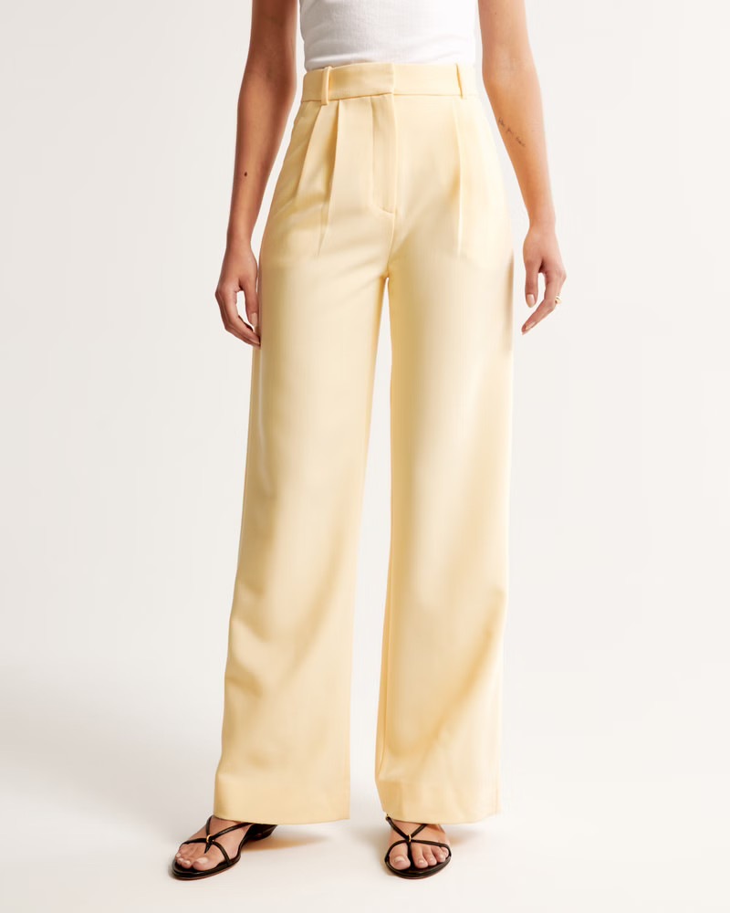 Women's A&F Sloane Tailored Pant | Women's Clearance | Abercrombie.com | Abercrombie & Fitch (US)
