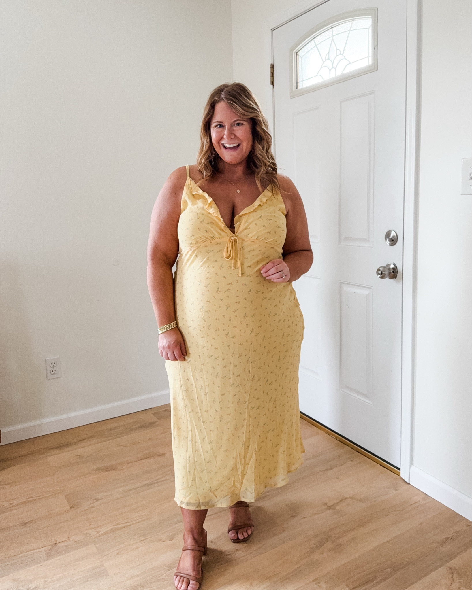 Walmart try on!! Bump and nursing friendly. So may spring finds.  Dresses would be great for Easter of a baby or wedding shower! 

Light blue short dress - XL
Yellow maxi dress - XXL (not keeping as it is very low- would work better for a smaller chest
Blue maxi - XL 
Swimsuit - 1X - sized up for bump, go TTS
Coverup - L/XL
Shorts - XXL
Pajamas - XXL

#LTKSeasonal #LTKBump #LTKMidsize