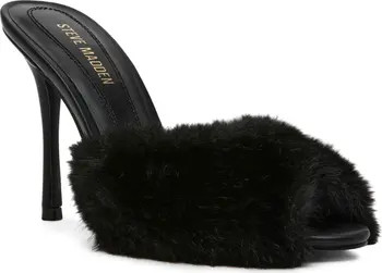 Priya Faux Fur Sandal (Women) | Nordstrom Rack