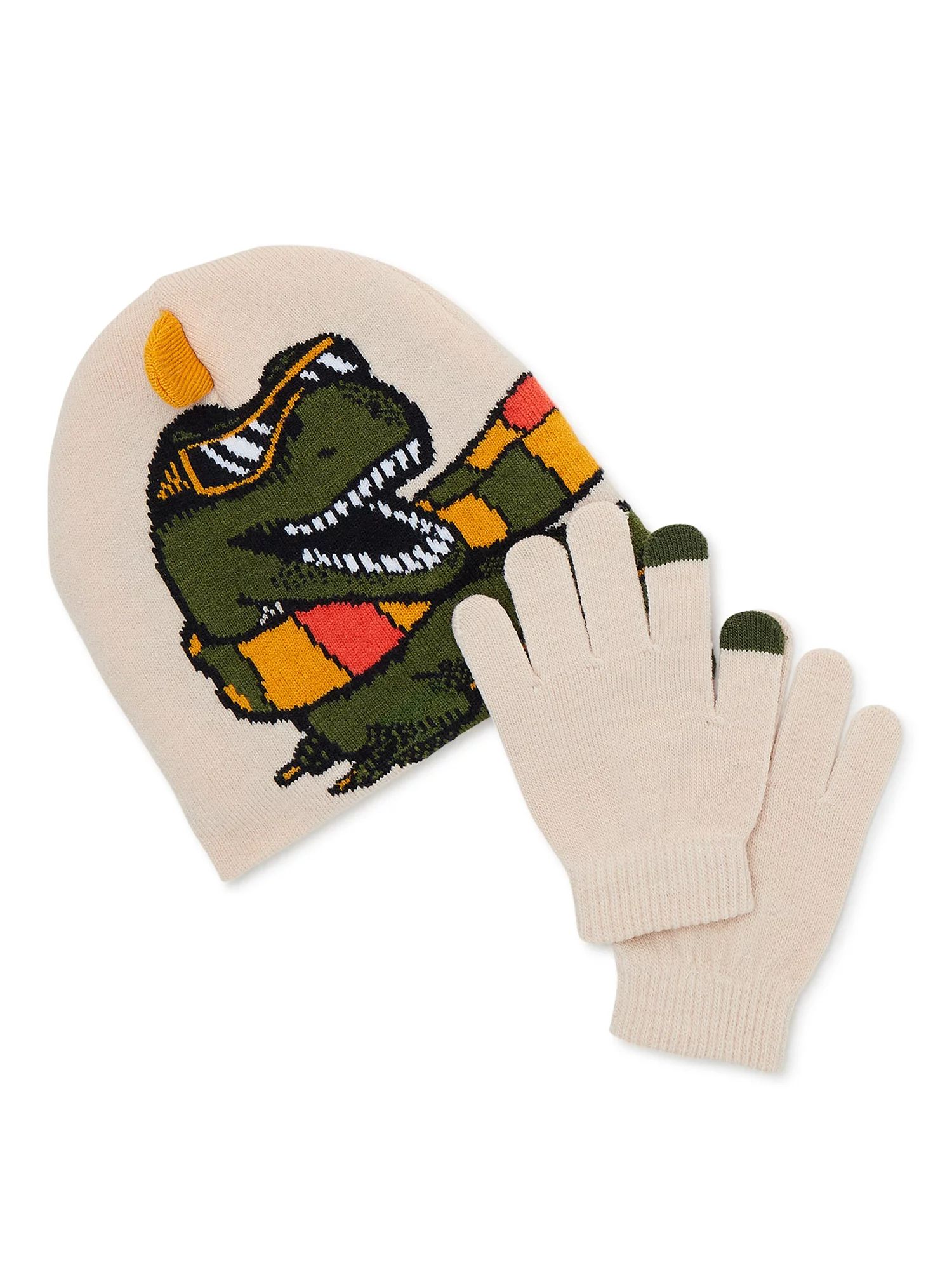Wonder Nation Boys Hat and Gloves Set Dino, 2-Piece - Walmart.com | Walmart (US)